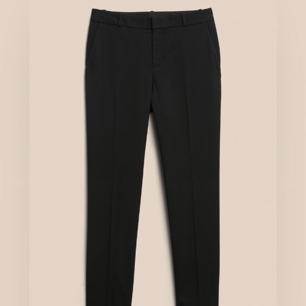 NWT! Banana Republic Black Avery Straight Pants 794221 🖥️8️⃣ - Picture 3 of 5